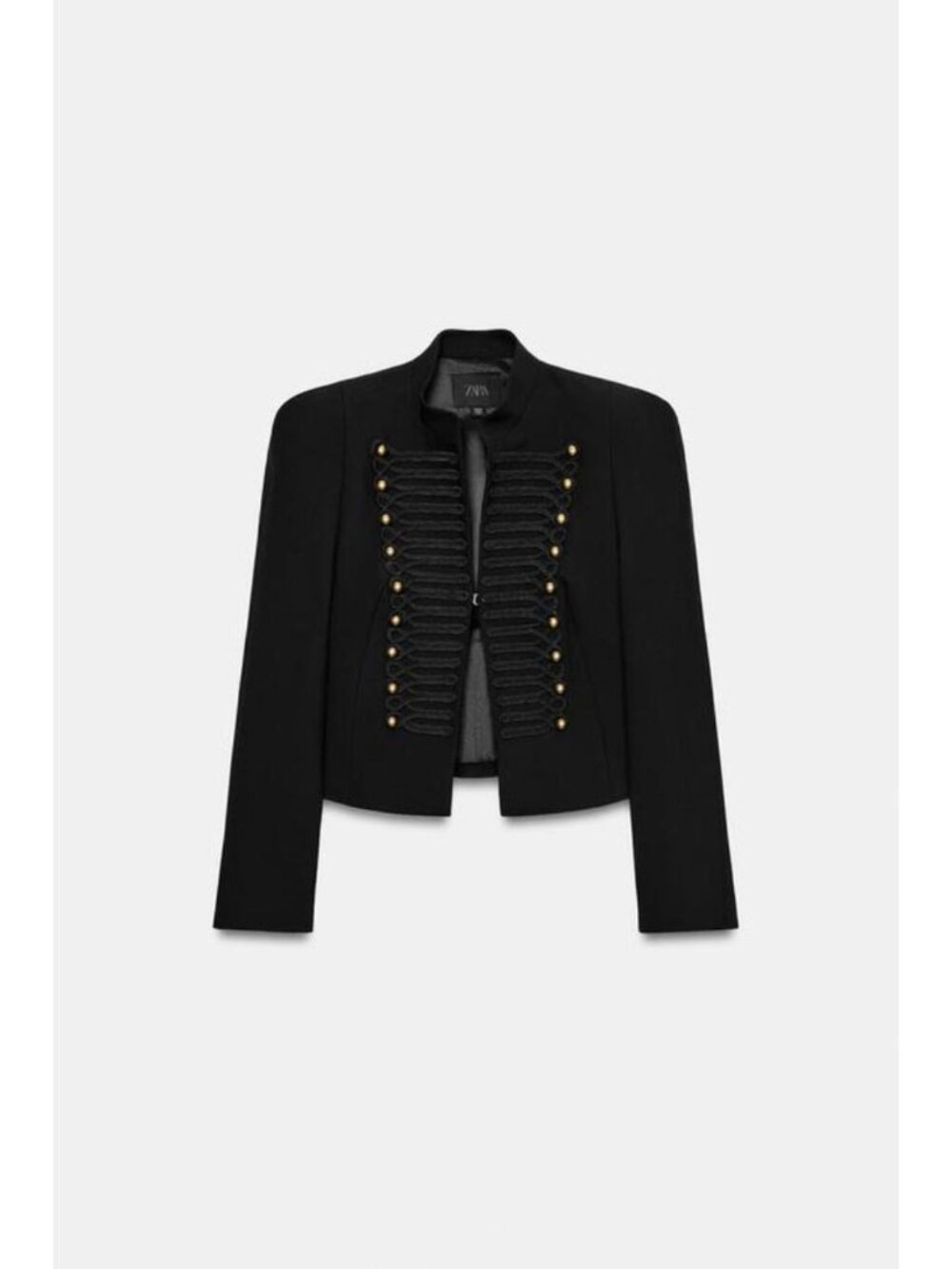 ZARA FITTED BLAZER WITH SHOULDER PADS - Picture 5 of 7
